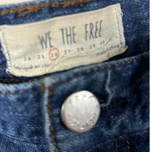 Free People We the Free Jean Shorts size 26 - Picture 6 of 8